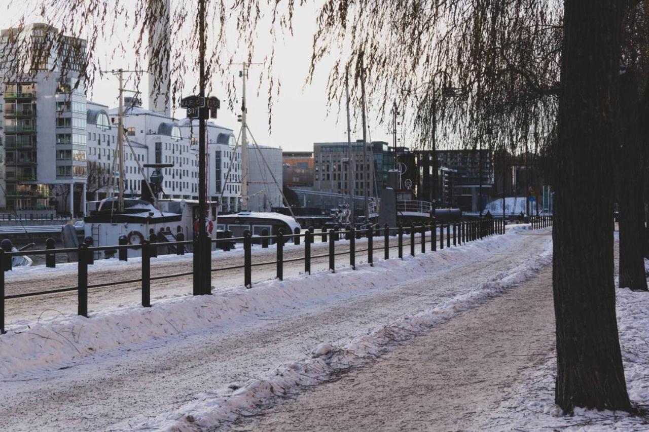 Simple Studio In Trendy Soedermalm - Construction Work Stockholm Bagian luar foto